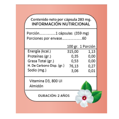 Vitamina Mega D3 60 Cápsulas