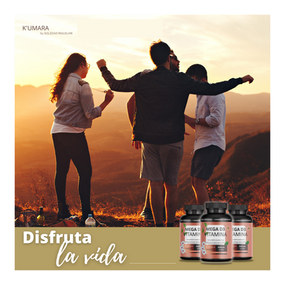 Vitamina Mega D3 60 Cápsulas