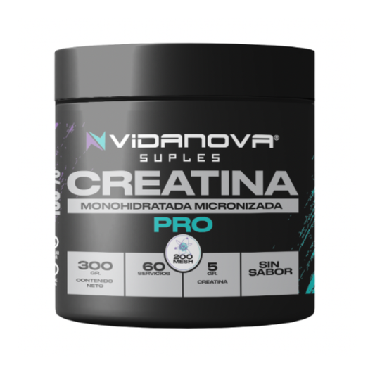 Creatina Monohidratada Micronizada 200 Mesh 300 grs.